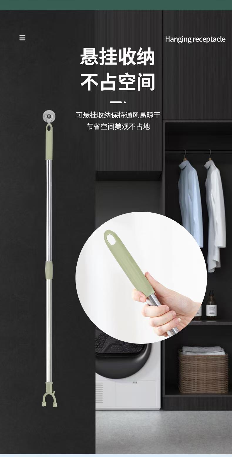 伸缩晾衣杆 挑衣叉加长